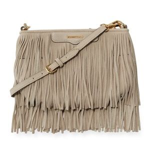 Rebecca Minkoff Finn Fringe Suede Crossbody